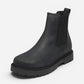 Highwood Slip-On Black Oiled Leather Narrow