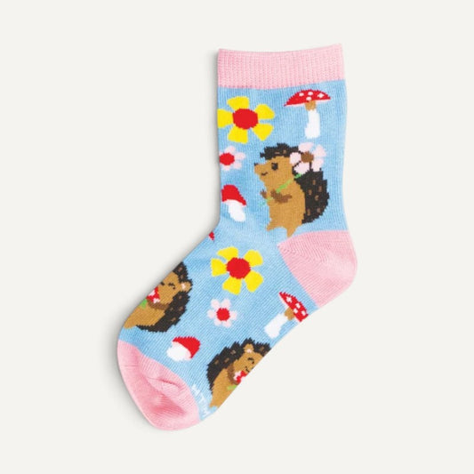 Kid's Hedgie Floral Blue Years 2-4