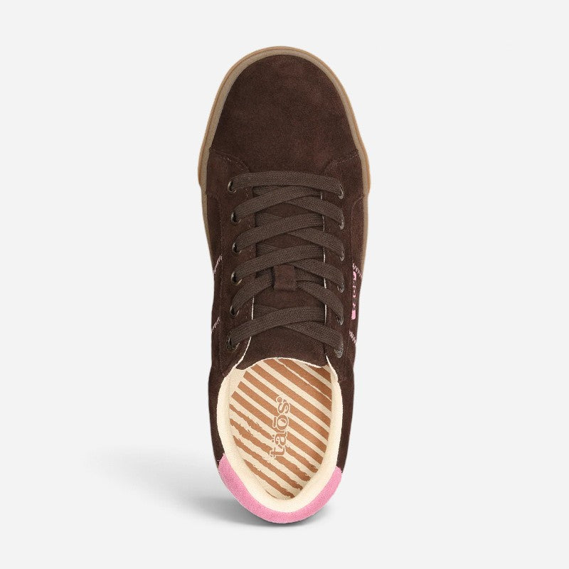 star 2.0 brown pink suede