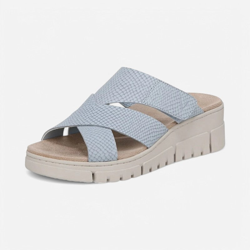 Uptown Sunset Blue Mist Nubuck